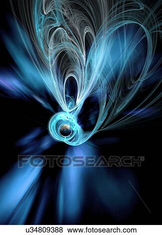 Stock Illustration - Dark matter theory, illustration. Fotosearch