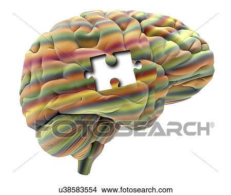 Memory loss, artwork View Large Illustration Stock Illustration - Memory loss, artwork. Fotosearch