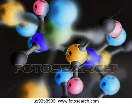 Molecular model View Large Photo Image Stock Image - Molecular model. Fotosearch