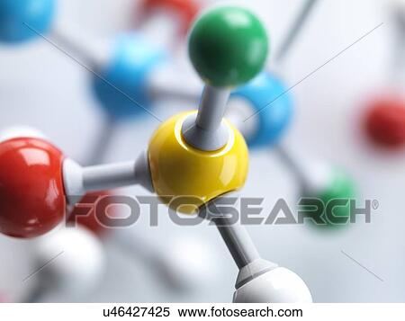 Stock Photography - Molecular model. Fotosearch