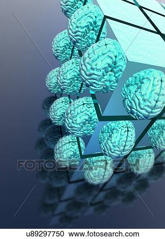 Clipart - Neuromorphic engineering, illustration. Fotosearch