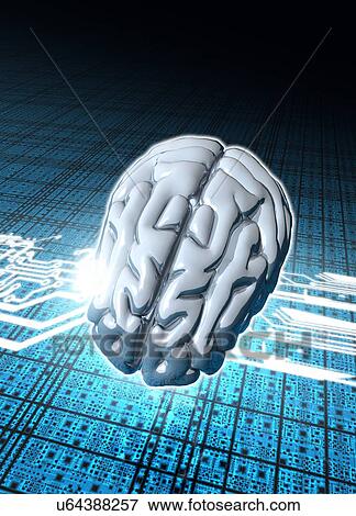Neuromorphic engineering, illustration View Large Illustration Stock Illustration - Neuromorphic engineering, illustration. Fotosearch