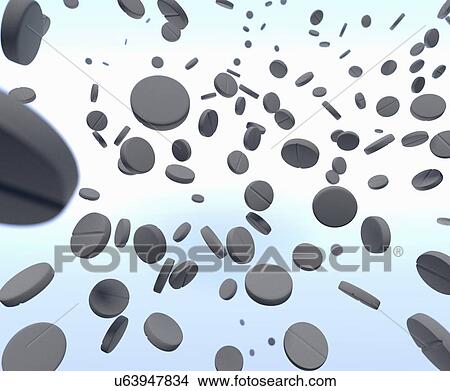 Stock Illustration - Painkillers. Fotosearch