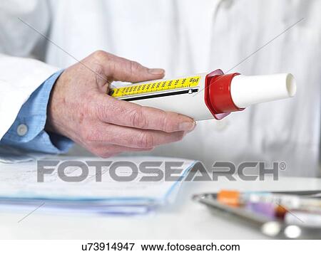 Stock Photo - Peak flow meter. Fotosearch