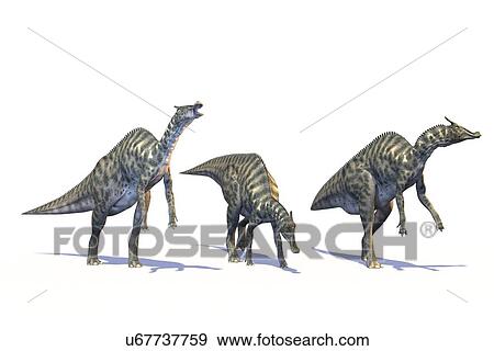 Saurolophus View Large Illustration Stock Illustration - Saurolophus. Fotosearch