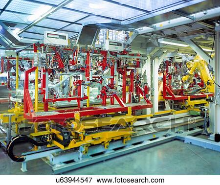Automatic body welding in car factory View Large Photo Image Stock Photo - Automatic body welding in car factory. Fotosearch