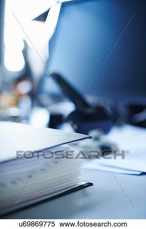 Close up of file on office desk View Large Photo Image Stock Photography - Close up of file on office desk. Fotosearch