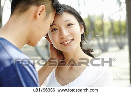 "Close up of romantic couple, The Bund, Shanghai, China" View Large Photo Image Stock Photograph - "Close up of romantic couple, The Bund, Shanghai, China". Fotosearch