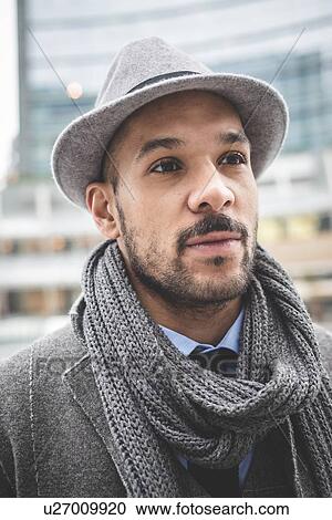 Stock Image - Close up portrait of businessman. Fotosearch