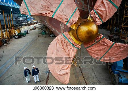 "Detail of ship in shipyard, GoSeong-gun, South Korea" View Large Photo Image Stock Image - "Detail of ship in shipyard, GoSeong-gun, South Korea". Fotosearch