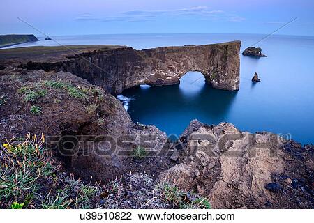 "Dyrholaey, Vik Town Area, Iceland" View Large Photo Image Stock Image - "Dyrholaey, Vik Town Area, Iceland". Fotosearch