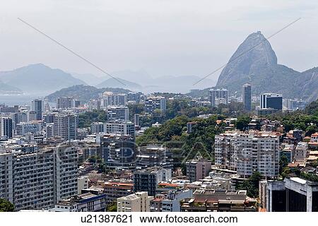 "Elevated view, Rio de Janeiro, Brazil" View Large Photo Image Stock Image - "Elevated view, Rio de Janeiro, Brazil". Fotosearch
