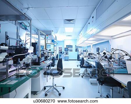 Empty laboratory in electronics factory View Large Photo Image Stock Image - Empty laboratory in electronics factory. Fotosearch