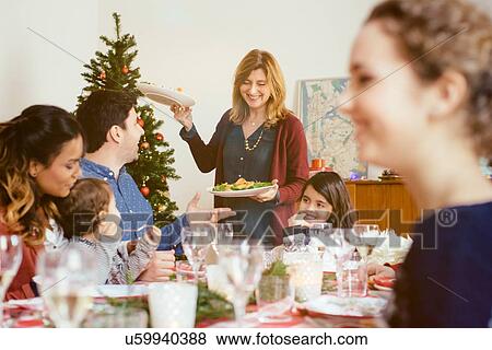 Family Christmas party View Large Photo Image Stock Photo - Family Christmas party. Fotosearch