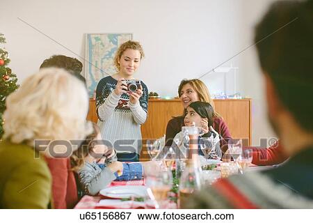 Family Christmas party View Large Photo Image Stock Photo - Family Christmas party. Fotosearch