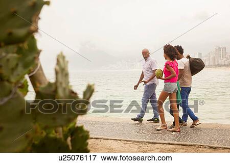 "Family of four strolling along Ipanema beach, Rio De Janeiro, Brazil" View Large Photo Image Stock Photo - "Family of four strolling along Ipanema beach, Rio De Janeiro, Brazil". Fotosearch