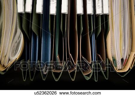 "Hanging files, close up" View Large Photo Image Stock Photograph - "Hanging files, close up". Fotosearch