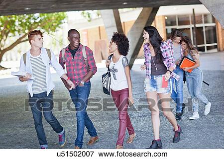Stock Photo - Higher education students. Fotosearch