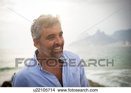 "Man, Ipanema Beach, Rio de Janeiro, Brazil" View Large Photo Image Picture - "Man, Ipanema Beach, Rio de Janeiro, Brazil". Fotosearch