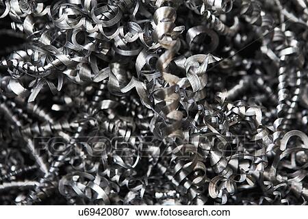 Metal swarf View Large Photo Image Stock Photo - Metal swarf. Fotosearch