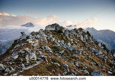 Stock Photo - "Mountains, Valais, Switzerland". Fotosearch