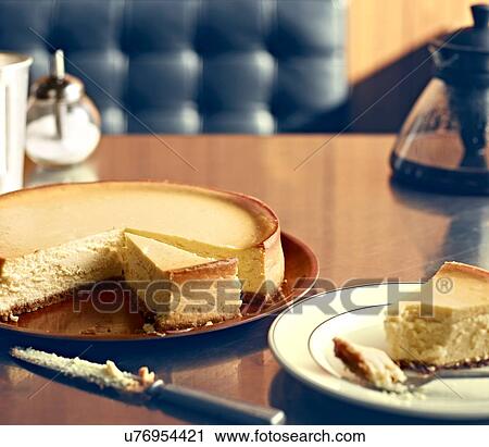 Stock Image - New York Style Diner Series - NY Cheesecake. Fotosearch