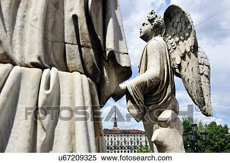 Stock Photography - "Piazza Vittorio Veneto and Mole Antonelliana, Turin, Piedmont, Italy". Fotosearch