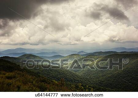 Stock Photo - "Pisgah National Forest, Great Balsam Mountains, North Carolina, USA". Fotosearch