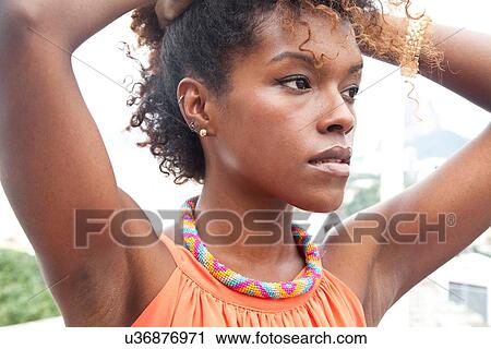 Portrait of woman View Large Photo Image Stock Image - Portrait of woman. Fotosearch