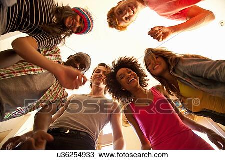 "Students dancing, view from below" View Large Photo Image Stock Image - "Students dancing, view from below". Fotosearch