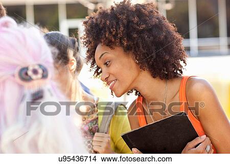Students outdoors View Large Photo Image Picture - Students outdoors. Fotosearch