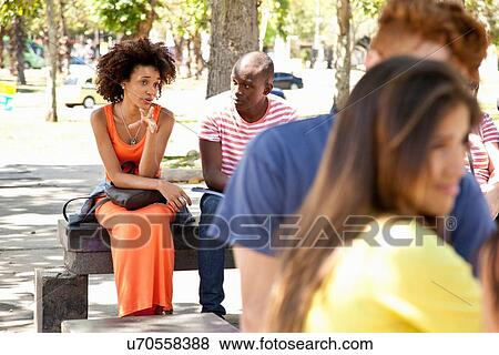 "Students sitting under tree, Rio de Janeiro, Brazil" View Large Photo Image Stock Photo - "Students sitting under tree, Rio de Janeiro, Brazil". Fotosearch