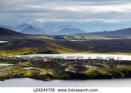 "Veidivotn Lake, Highlands of Iceland" View Large Photo Image Stock Photography - "Veidivotn Lake, Highlands of Iceland". Fotosearch