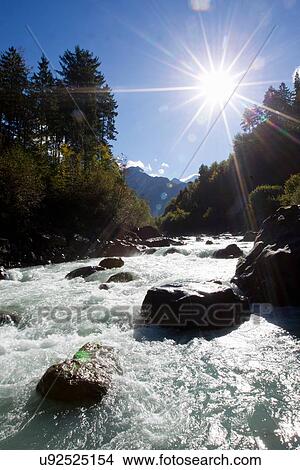 "View of rocks and river, Grindelwald, Switzerland" View Large Photo Image Picture - "View of rocks and river, Grindelwald, Switzerland". Fotosearch