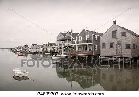 Boats and stilt houses View Large Photo Image Stock Photo - Boats and stilt houses. Fotosearch