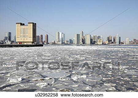 City skyline in winter View Large Photo Image Stock Photo - City skyline in winter. Fotosearch