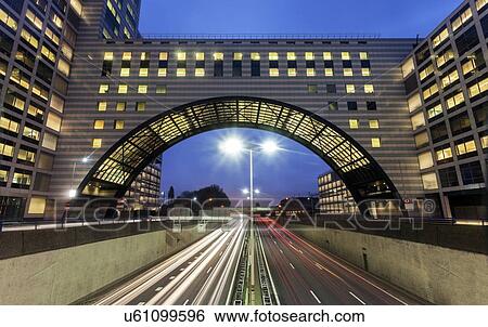 Stock Photograph - City street at sunrise. Fotosearch