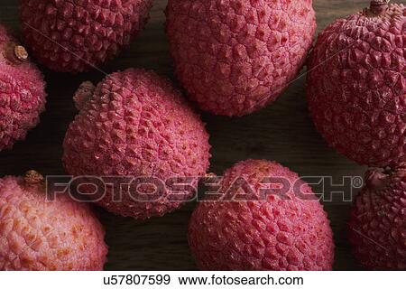 Stock Photo - Close up of lychees. Fotosearch