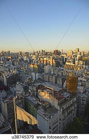 Elevated view over Balvanera neighborhood View Large Photo Image Stock Photo - Elevated view over Balvanera neighborhood. Fotosearch