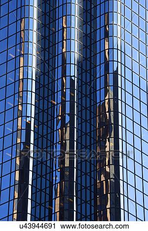 "Financial District, Reflections in glass building" View Large Photo Image Stock Image - "Financial District, Reflections in glass building". Fotosearch