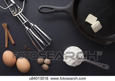 Ingredients prepared for cooking View Large Photo Image Stock Photo - Ingredients prepared for cooking. Fotosearch