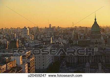 National Congress Palace and Balvanera barrio at dusk View Large Photo Image Stock Photo - National Congress Palace and Balvanera barrio at dusk. Fotosearch