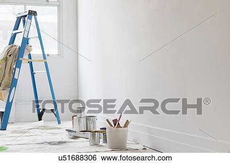 Room painted white View Large Photo Image Stock Photograph - Room painted white. Fotosearch