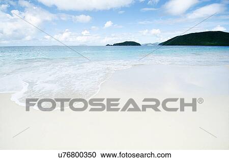 Stock Image - Scenic view of coastline. Fotosearch