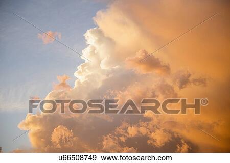 Sky at sunset View Large Photo Image Stock Photo - Sky at sunset. Fotosearch