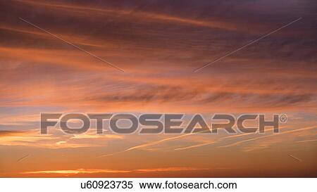 Stock Photography - Sunset sky. Fotosearch