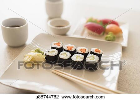 Stock Image - Sushi set. Fotosearch