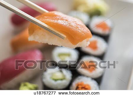 Stock Photo - Sushi set. Fotosearch