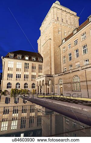 University of Zurich building reflecting in pond View Large Photo Image Stock Image - University of Zurich building reflecting in pond. Fotosearch