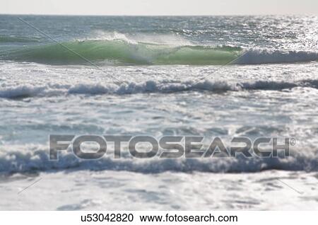 View of waves on sea View Large Photo Image Stock Image - View of waves on sea. Fotosearch